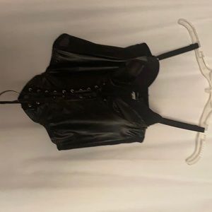 Torrid curves size 0 black bustier.